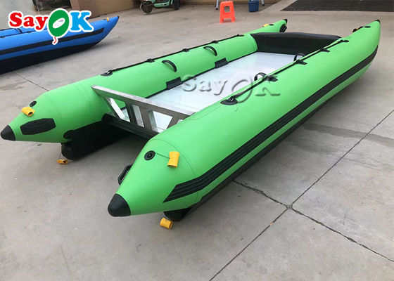 410cm 6 Passenger Green Sport PVC Inflatable Boats