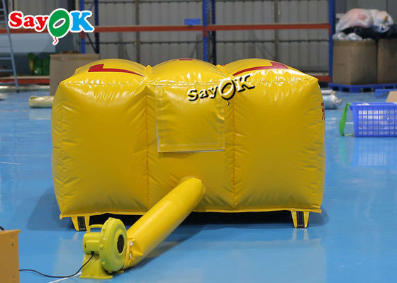 2x2x1mH Custom Inflatable Products Yellow Fire Fighting Airbag ...