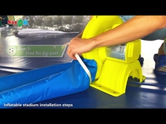 Durable Outdoor Inflatable Carnival Games Inflatable Gaga Ball Courts