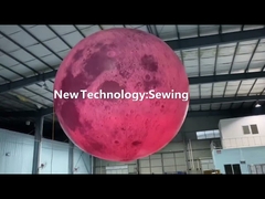 2m/6.6ft Large Led Inflatable Planet Balloon For Outdoor Yard Exhibition