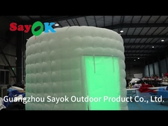 Inflatable White Photo Booth Wall Selfie Booth Backdrop Photo Booth Enclosure Portable Photoshoot