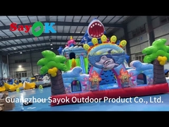 Commercial Blow Up Inflatable Castle Jumping Combo Bounce House Inflatable Castle Bounce Slide