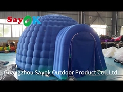 Inflatable Igloo Dome Tent With LED Light Blower Promotional Parties