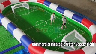 Inflatable Water Soccer Field Commercial Grade Sports Arena