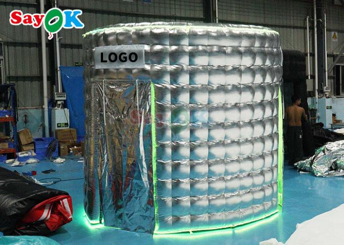 Party Events Automatic Inflatable 360 Photo Booth Enclosure Backdrop