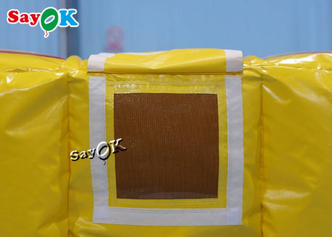 2x2x1mH Custom Inflatable Products Yellow Fire Fighting Airbag ...